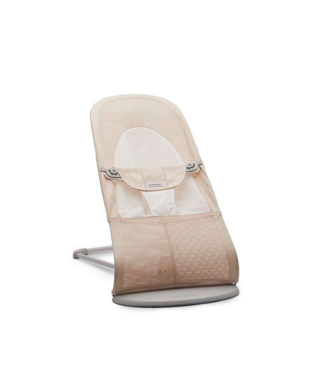 Babybjorn BabyBjörn - Wipstoeltje Balance Soft  - Mesh Parelmoerroze Wit