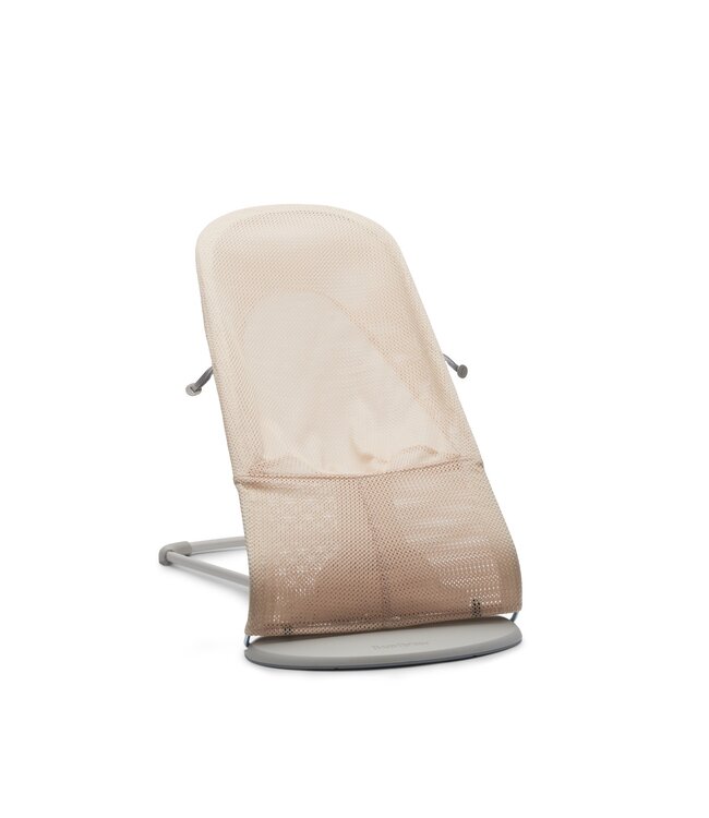 Babybjorn BabyBjörn - Wipstoeltje Balance Soft  - Mesh Parelmoerroze Wit
