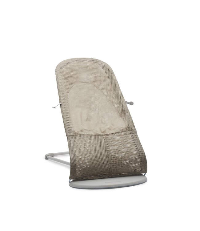 Babybjorn BabyBjörn - Wipstoeltje Balance Soft  - Mesh Grijsbeige Wit