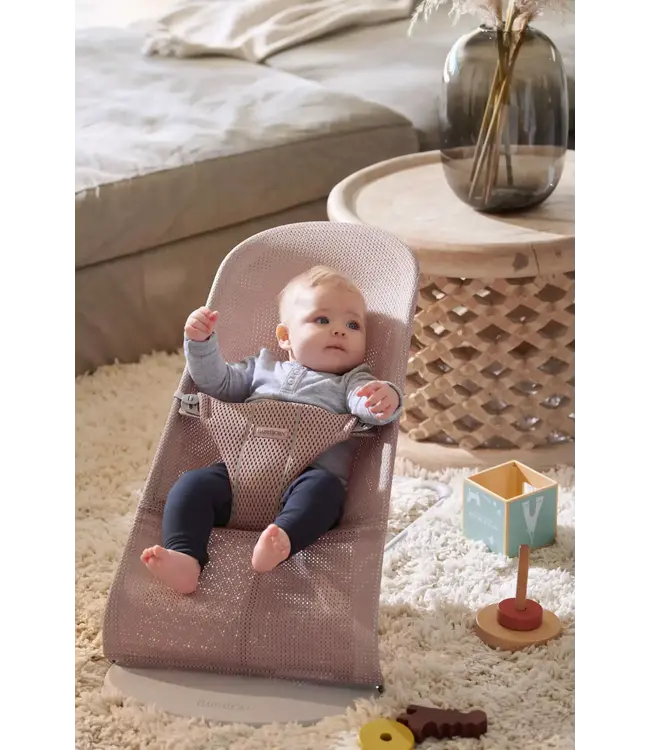 Babybjorn BabyBjörn - Wipstoeltje Bliss  - Mesh Oudroze