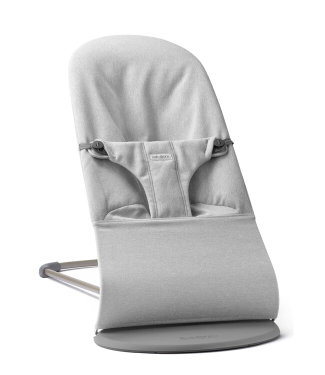 Babybjorn BabyBjörn - Wipstoeltje Bliss  - Geweven Mélange Lichtgrijs