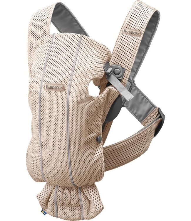 Babybjorn BabyBjörn - Draagzak Mini - 3D Mesh Parelroze