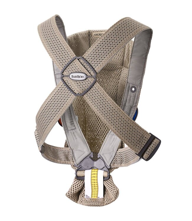Babybjorn BabyBjörn - Draagzak Mini - 3D Mesh Grijs beige