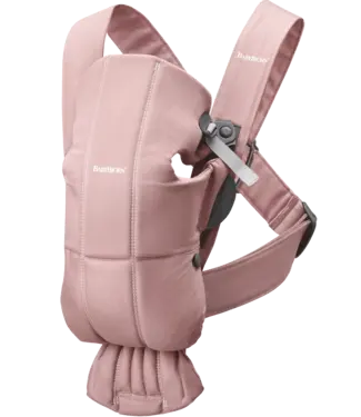 Babybjorn BabyBjörn - Draagzak Mini - 3D Mesh Oudroze