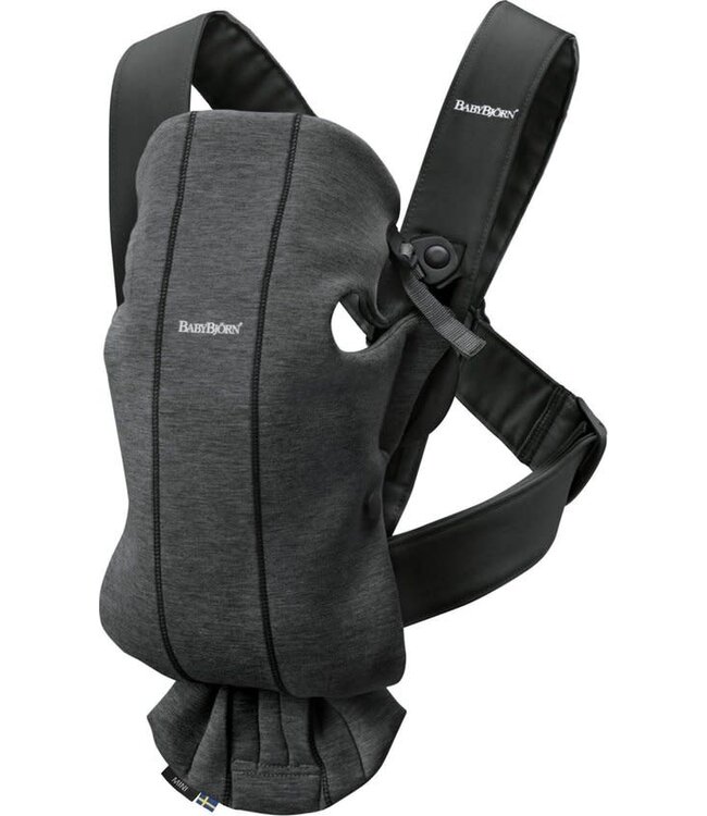 Babybjorn BabyBjörn - Draagzak Mini - 3D Jersey Houtskoolgrijs
