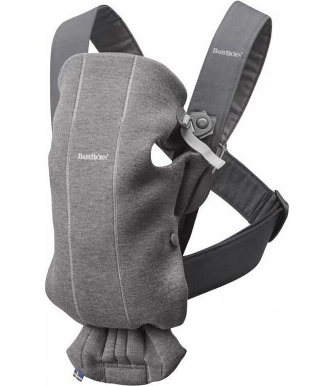 Babybjorn BabyBjörn - Draagzak Mini - 3D Jersey Donkergrijs