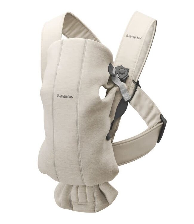 Babybjorn BabyBjörn - Draagzak Mini - 3D Jersey Lichtbeige