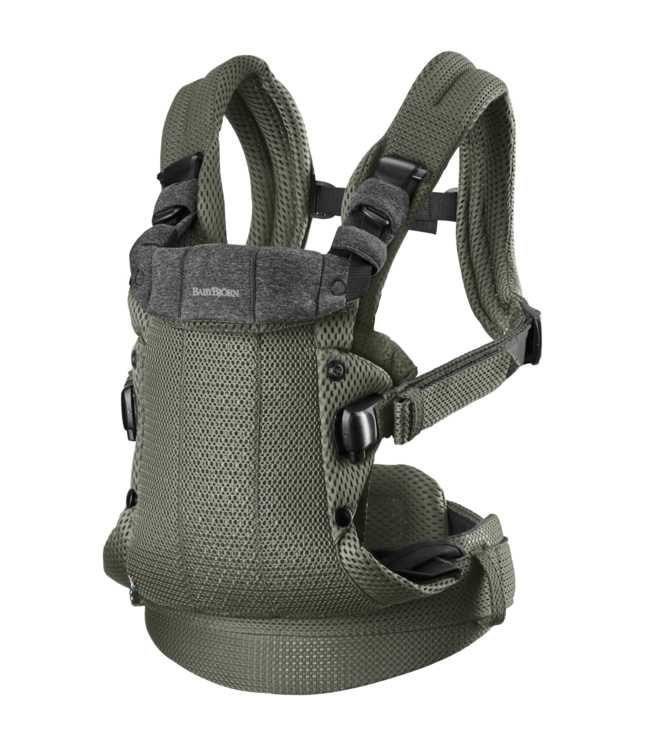 Babybjorn BabyBjörn - Draagzak Harmony - 3D Mesh Donkergroen