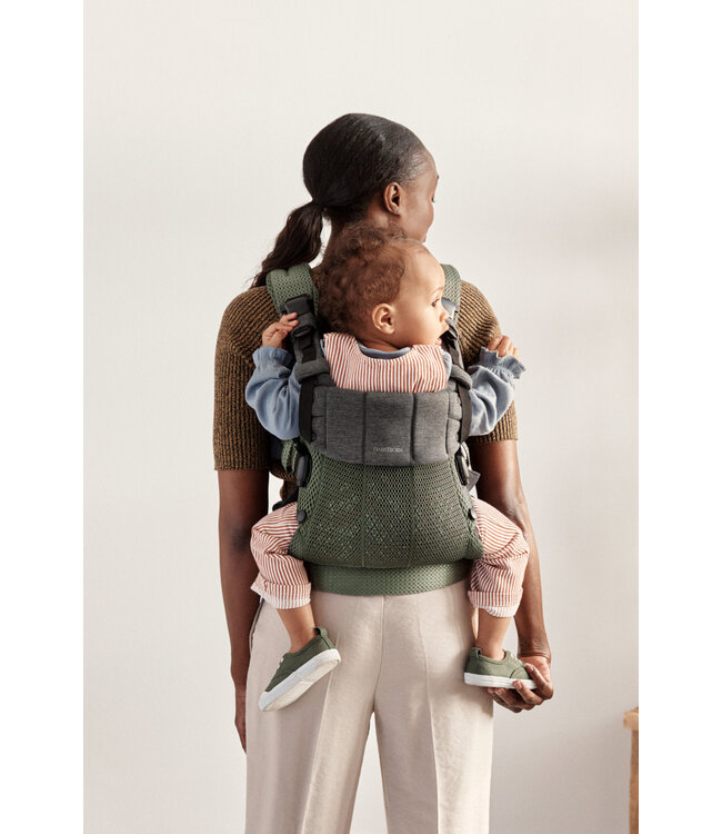 Babybjorn BabyBjörn - Draagzak Harmony - 3D Mesh Donkergroen