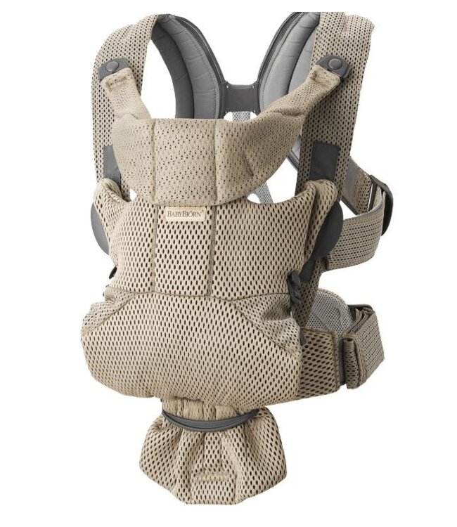 Babybjorn BabyBjörn - Draagzak Move - 3D Mesh Grijs beige