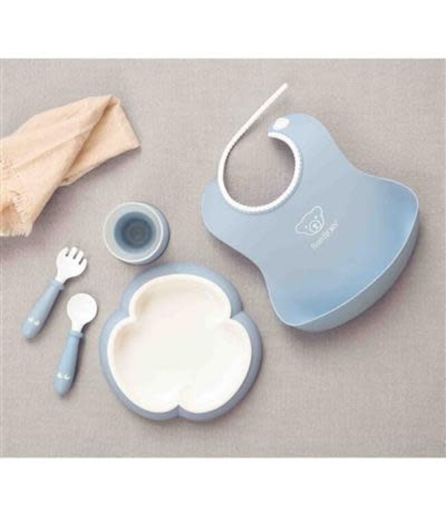 Babybjorn BabyBjörn - Baby Eetset - Pastelblauw