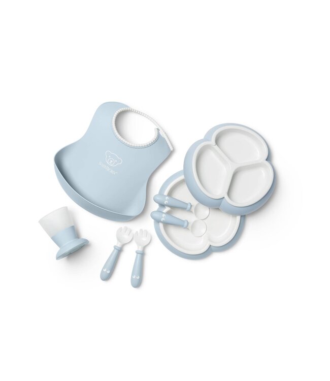 Babybjorn BabyBjörn - Serviesset 8-delig - Pastelblauw