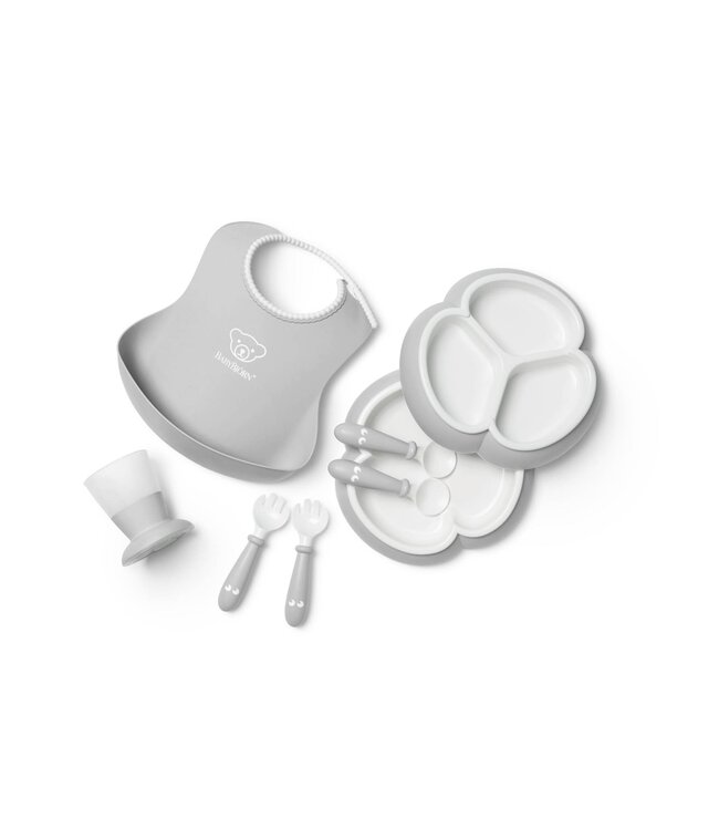 Babybjorn BabyBjörn - Serviesset 8-delig - Grijs