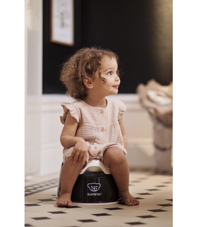 Babybjorn BabyBjörn - Plaspotje Pienter  - Zwart Wit