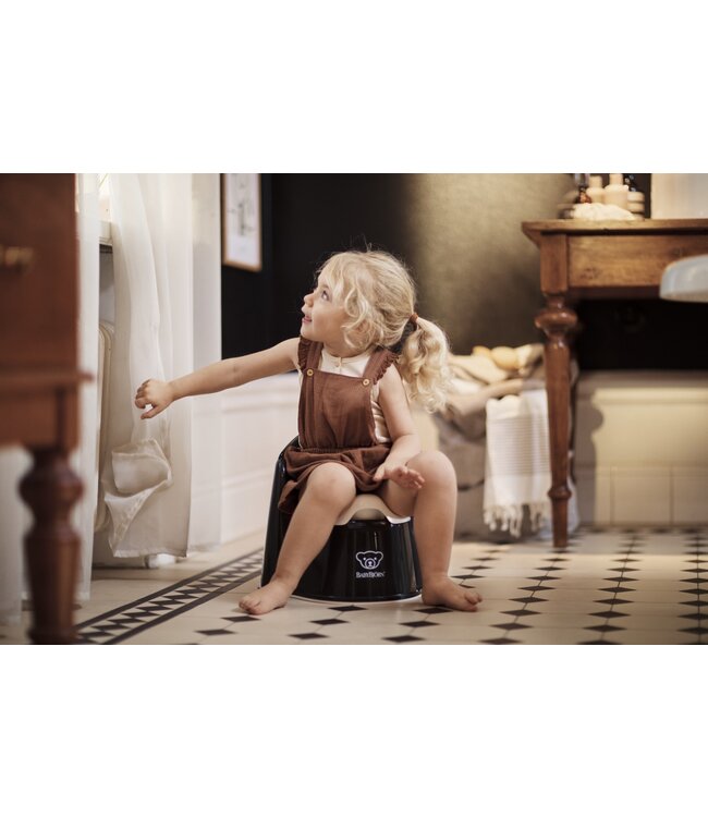 Babybjorn BabyBjörn - Plaspotje Zetel - Zwart Wit