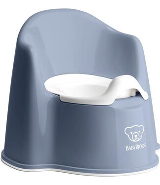 Babybjorn BabyBjörn - Plaspotje Zetel - Diepblauw Wit