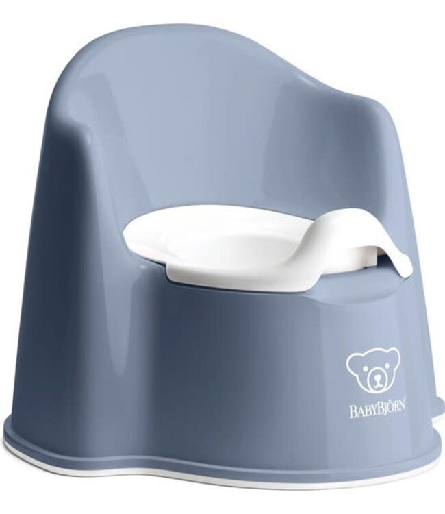 Babybjorn BabyBjörn - Plaspotje Zetel - Diepblauw Wit