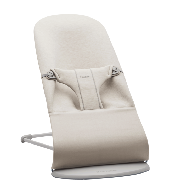 Babybjorn BabyBjörn - Wipstoeltje Bliss - 3D Jersey Lichtbeige & Speelboog Ondeugende oogjes Pastel