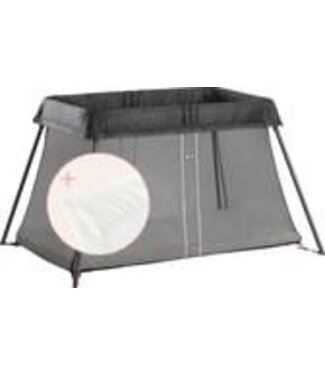 Babybjorn BabyBjörn - Reisbedje Light - Zwart & Matrasovertrek