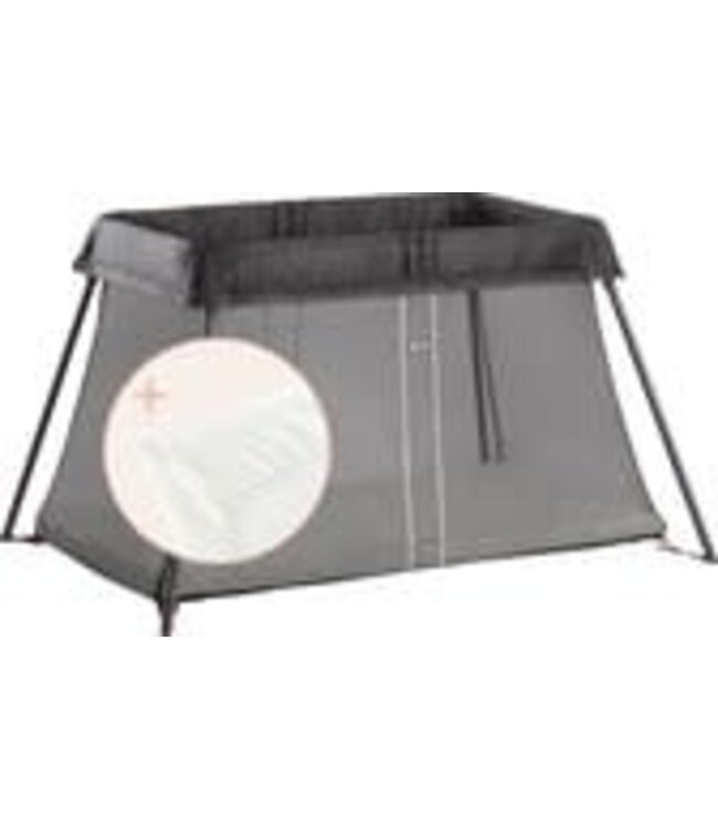 Babybjorn BabyBjörn - Reisbedje Light - Zwart & Matrasovertrek