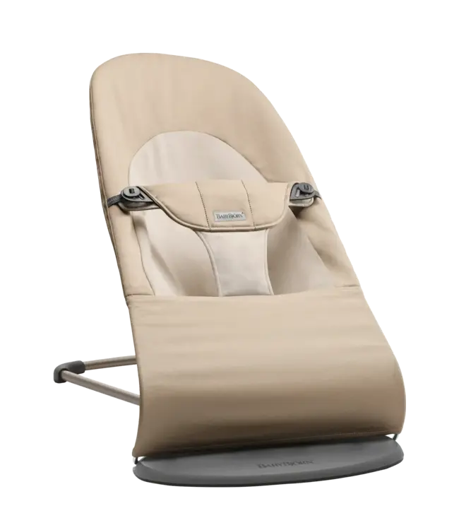 Babybjorn BabyBjörn - Wipstoeltje Balance Soft  - Geweven Khaki Beige