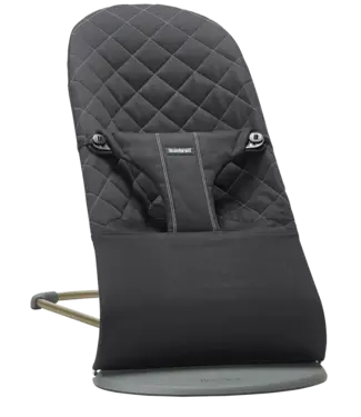 Babybjorn BabyBjörn - Wipstoeltje Bliss  - Geweven klassiek quilt Zwart