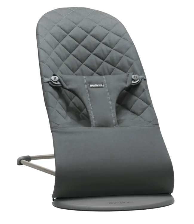 Babybjorn BabyBjörn - Wipstoeltje Bliss  - Geweven klassiek quilt Antraciet