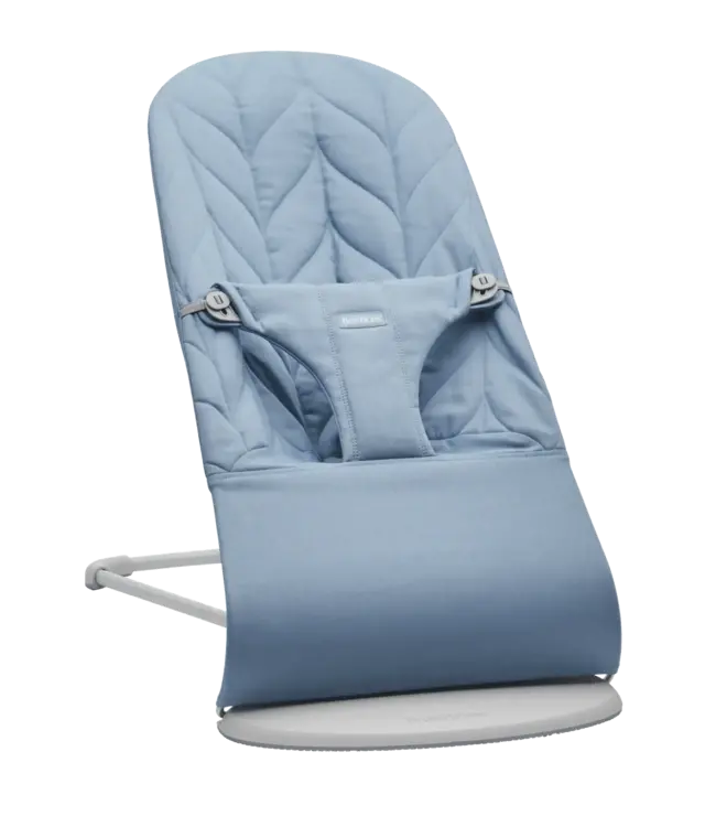 Babybjorn BabyBjörn - Wipstoeltje Bliss  - Geweven kroonblad quilt Blauw