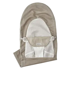 Babybjorn BabyBjörn - Stoffen Zitting Wipstoeltje  - Mesh Grijsbeige Wit