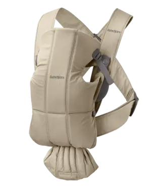 Babybjorn BabyBjörn - Draagzak Mini - Geweven Beige