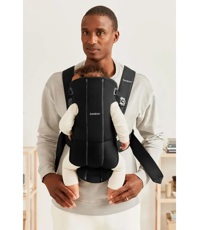 Babybjorn BabyBjörn - Draagzak Mini - Geweven Zwart