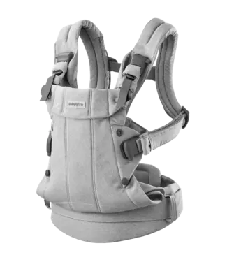 Babybjorn BabyBjörn - Draagzak Harmony - Geweven Mélange Lichtgrijs