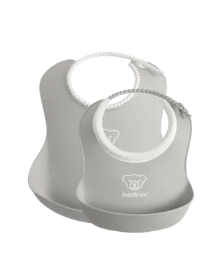 Babybjorn BabyBjörn - Slabbenset - Grijs