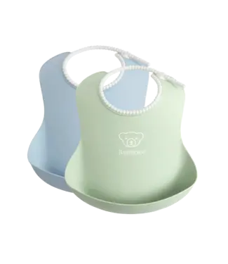 Babybjorn BabyBjörn - Baby Slab duopack - Pastelgroen Pastelblauw