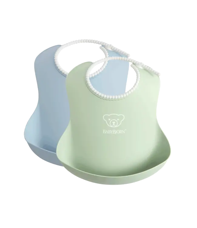 Babybjorn BabyBjörn - Baby Slab duopack - Pastelgroen Pastelblauw