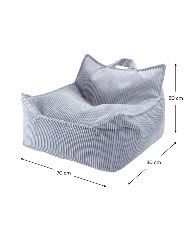 Wigiwama Wigiwama - Blueberry Blue Beanbag Chair