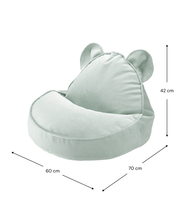 Wigiwama Wigiwama - Misty Green Bear Beanbag
