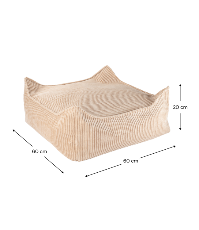 Wigiwama Wigiwama - Brown Sugar Square Ottoman