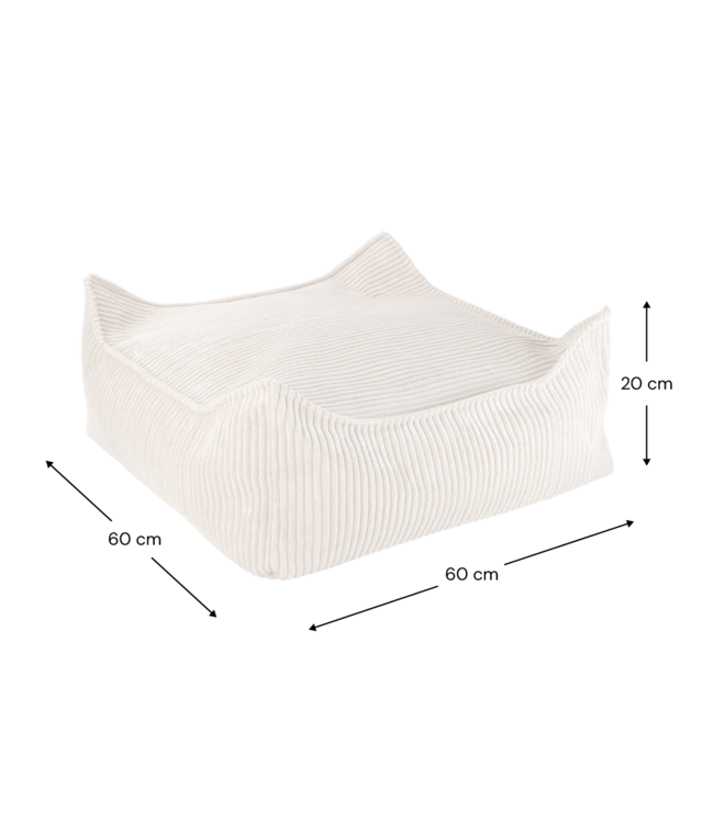 Wigiwama Wigiwama - Marshmallow Square Ottoman