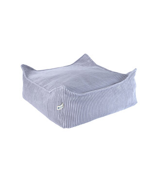 Wigiwama Wigiwama - Blueberry Blue Square Ottoman