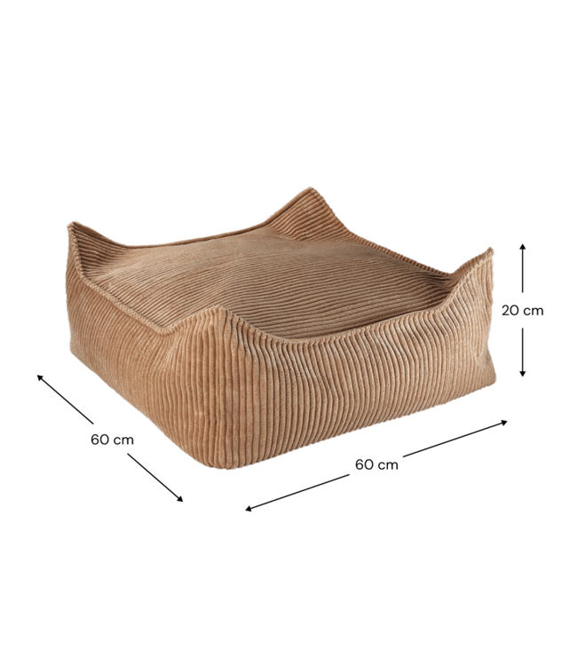 Wigiwama Wigiwama - Toffee Square Ottoman