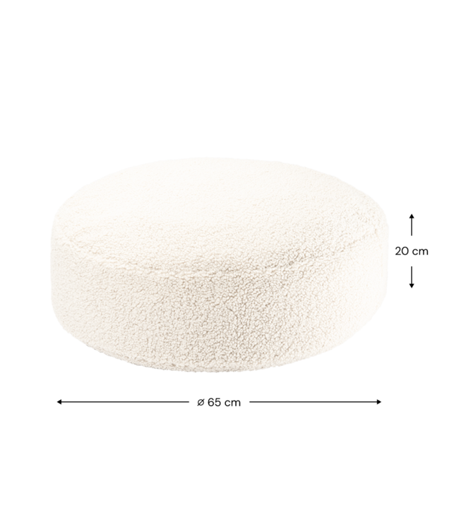 Wigiwama Wigiwama - Cream White Ottoman