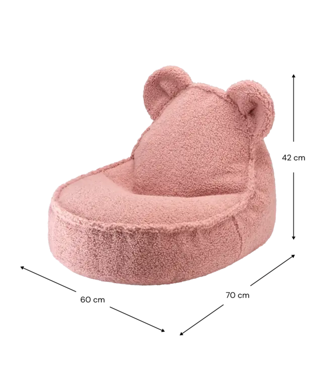 Wigiwama Wigiwama - Guava Pink Bear Beanbag