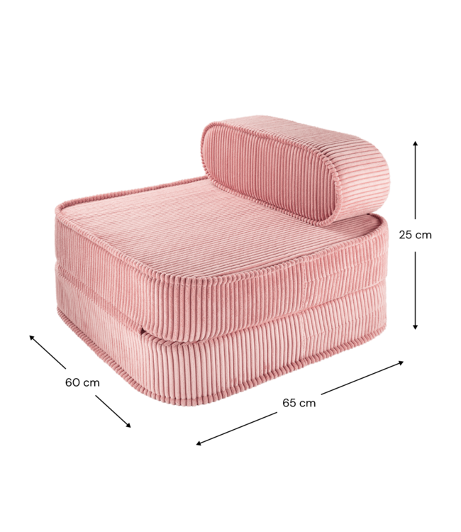 Wigiwama Wigiwama - Pink Mousse Flip Chair