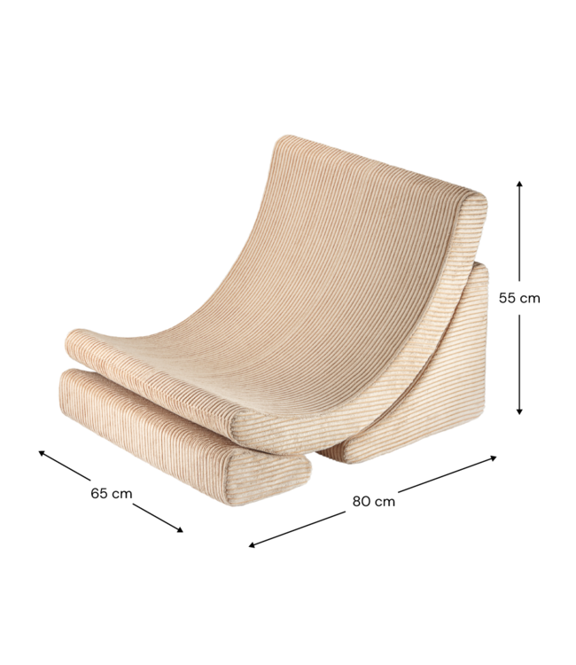 Wigiwama Wigiwama - Brown Sugar Moon Chair