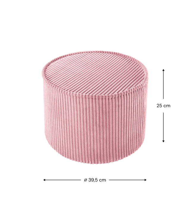 Wigiwama Wigiwama - Pink Mousse Pouffe