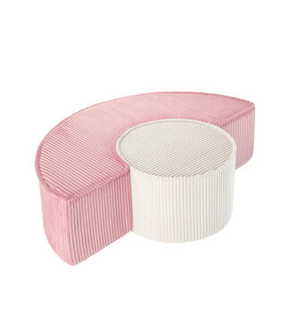 Wigiwama Wigiwama - Pink Mousse Pouffe Set