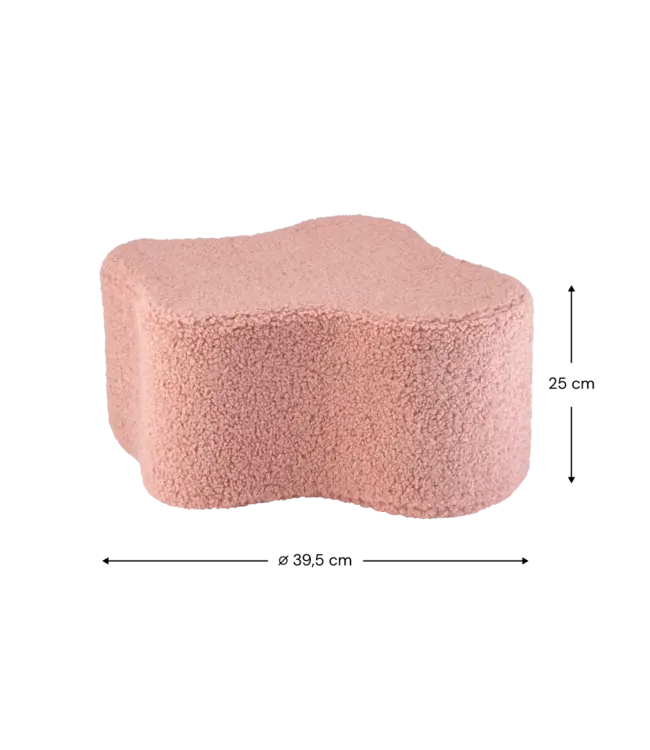 Wigiwama Wigiwama - Guava Pink Cloud Pouffe