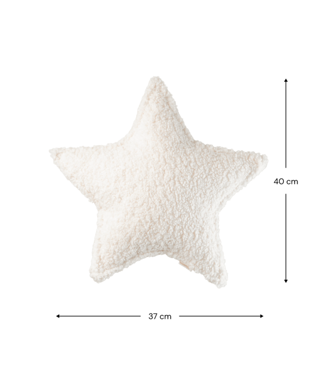 Wigiwama Wigiwama - Cream White Star Cushion