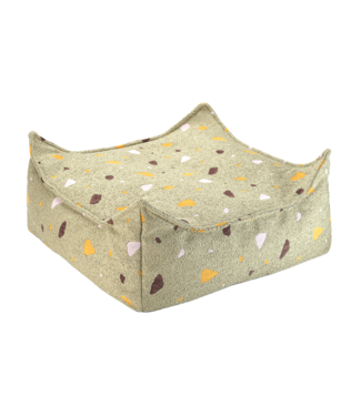 Wigiwama Wigiwama - Terrazzo Moss Square Ottoman